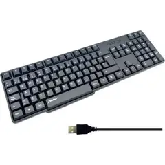 GENERICO - Teclado Fiddler usb básico estándar negro español