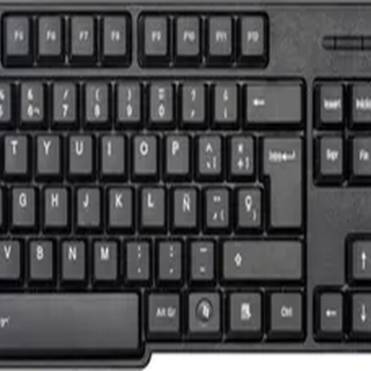 GENERICO - Teclado Fiddler usb básico estándar negro español