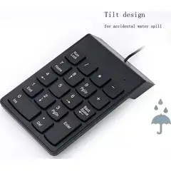 GENERICO - Teclado numérico usb notebook negro