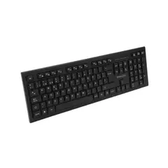 GENERICO - Teclado inalámbrico 24ghz negro W601