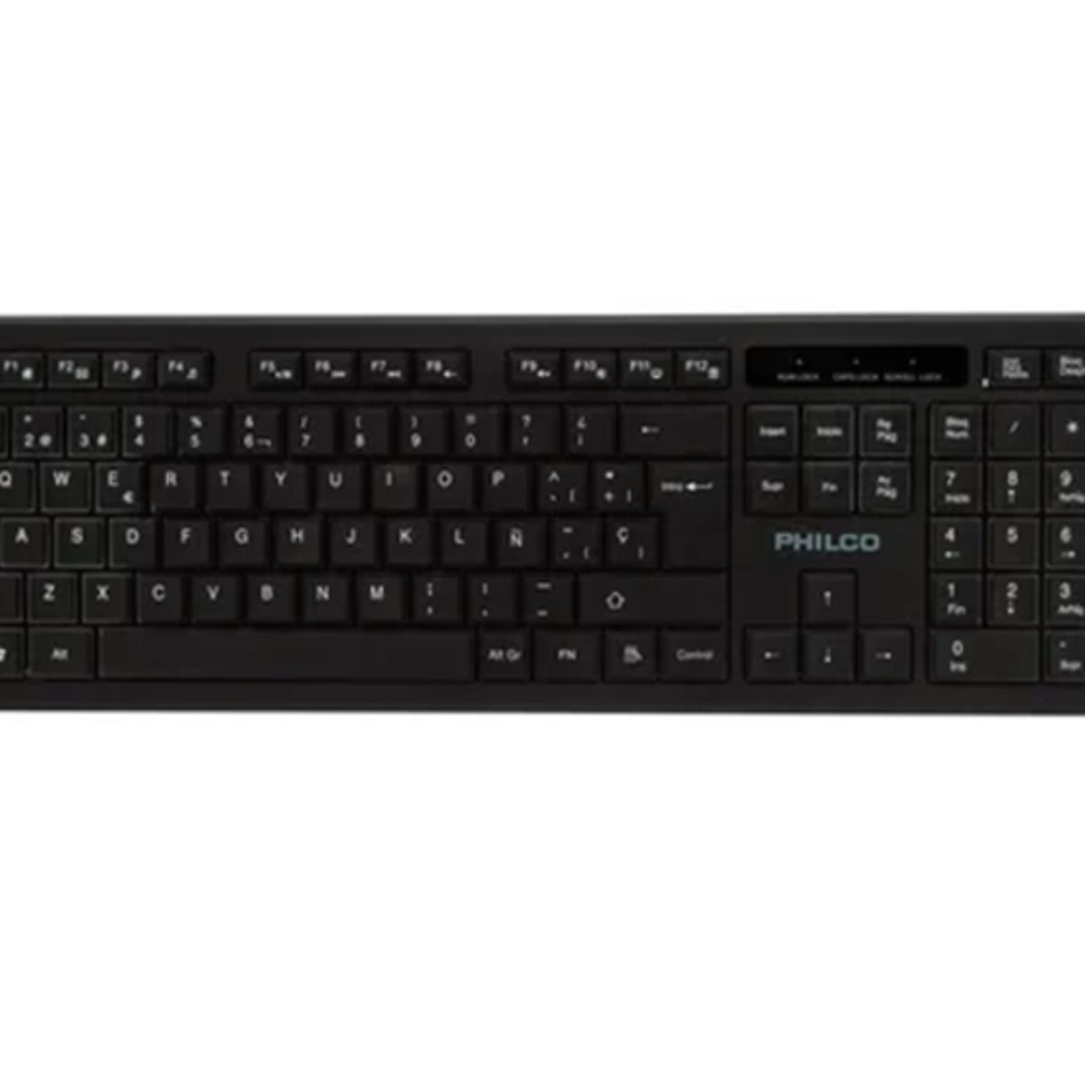 GENERICO - Teclado inalámbrico 24ghz negro W601