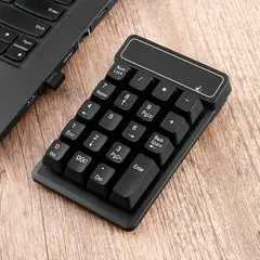 GENERICO - Teclado numérico inalámbrico 24ghz waterproof negro