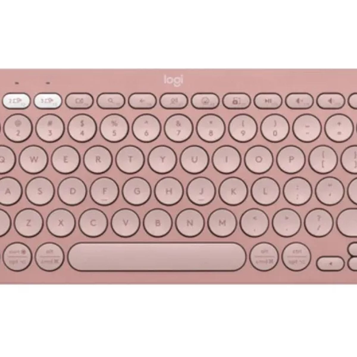 GENERICO - Teclado Logitech Pebble Keys 2 K380s rosado español
