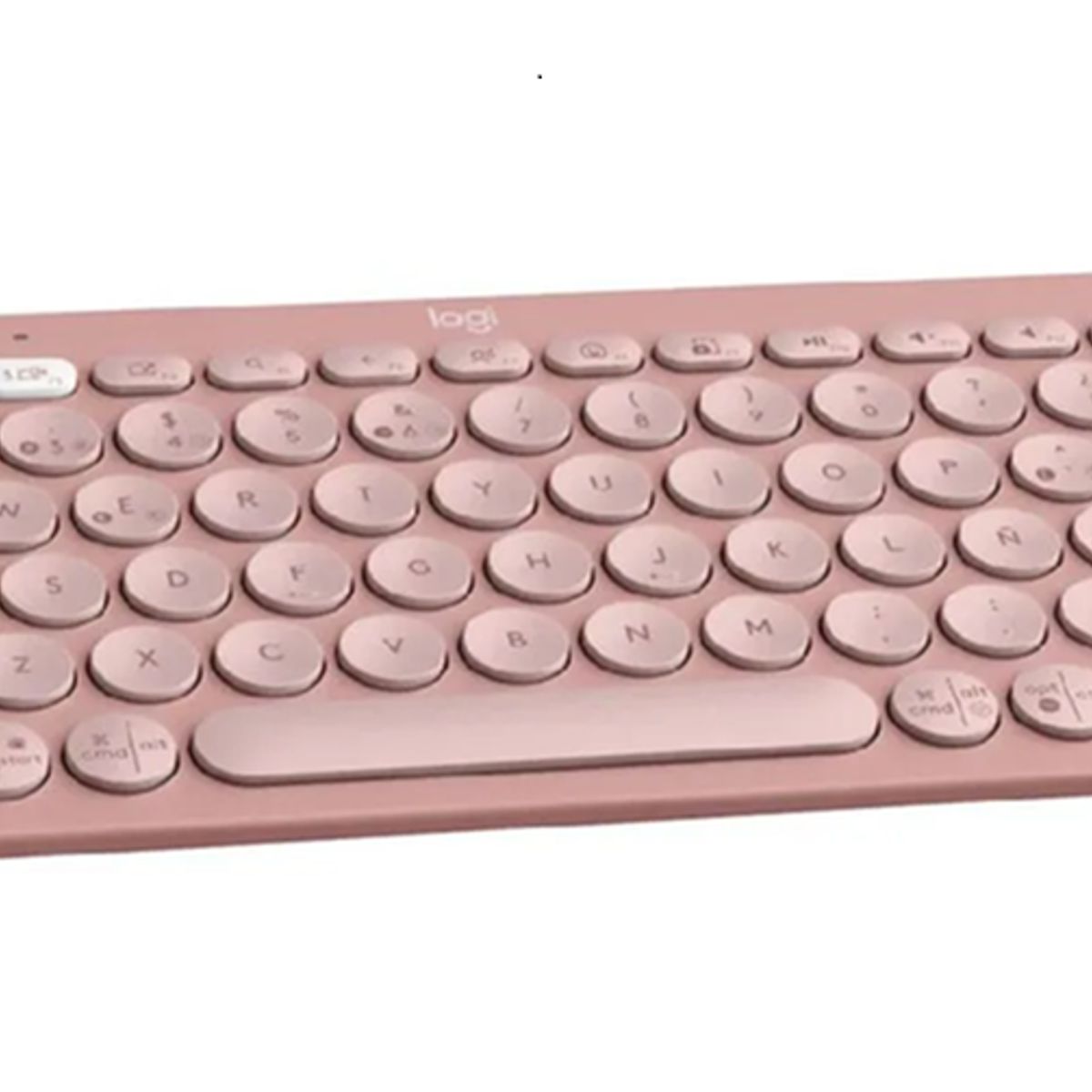 GENERICO - Teclado Logitech Pebble Keys 2 K380s rosado español