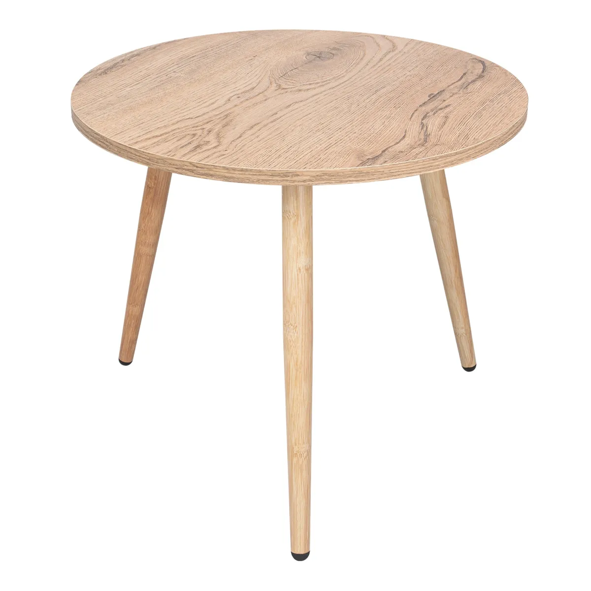 FMFURNITURE - Mesa Lateral Aux Cafe Claro 415X479X479 Cm