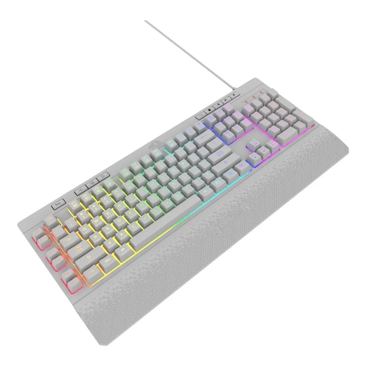 GENERICO - Teclado gamer Redragon Shiva K512w rgb blanco