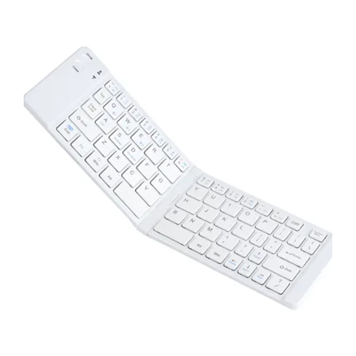 GENERICO - Mini teclado plegable portátil bluetooth blanco