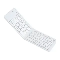 GENERICO - Mini teclado plegable portátil bluetooth blanco