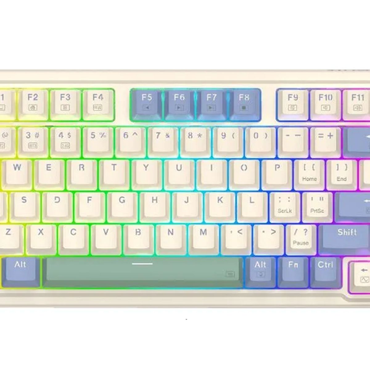 GENERICO - Teclado Redragon español latino pastel rgb