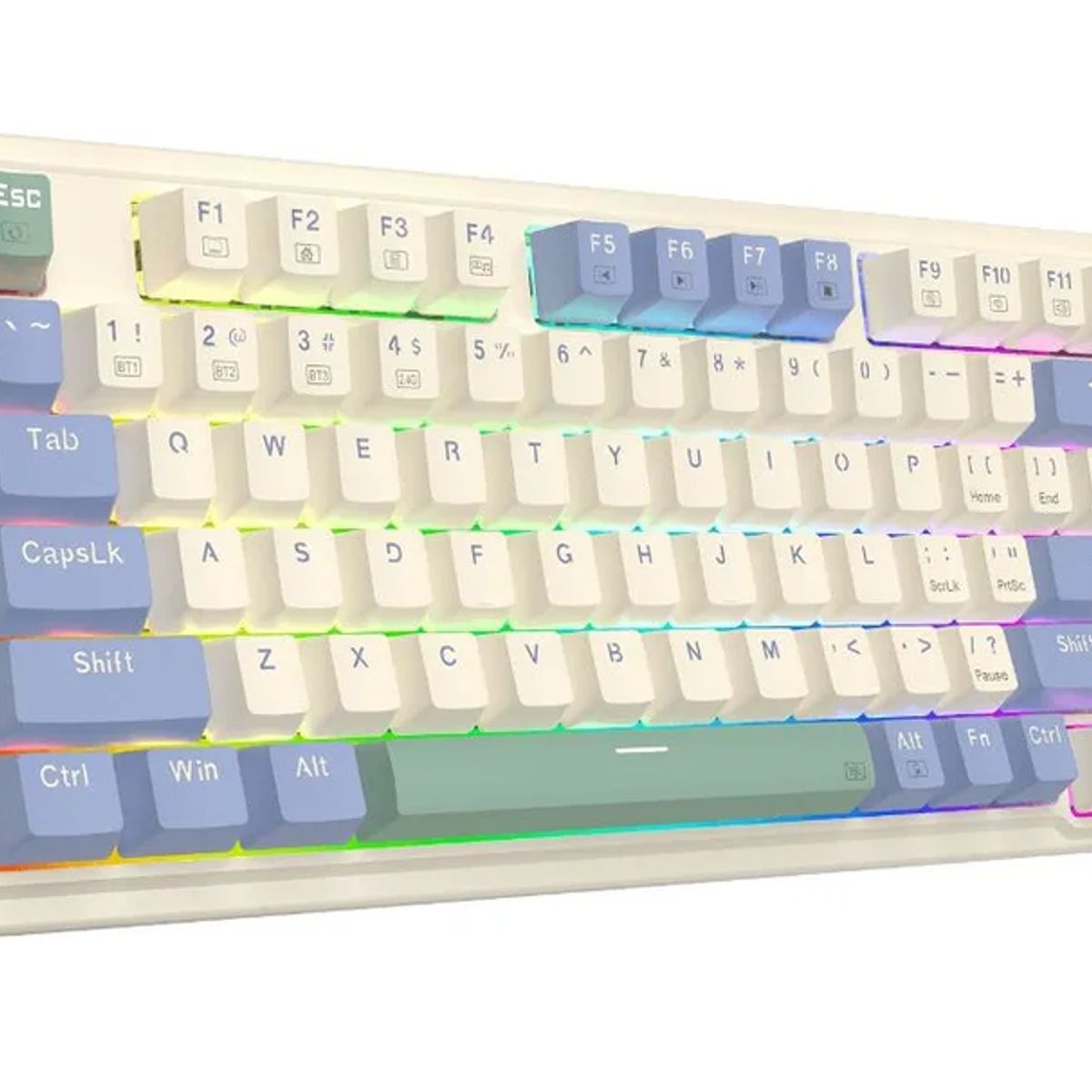 GENERICO - Teclado Redragon español latino pastel rgb