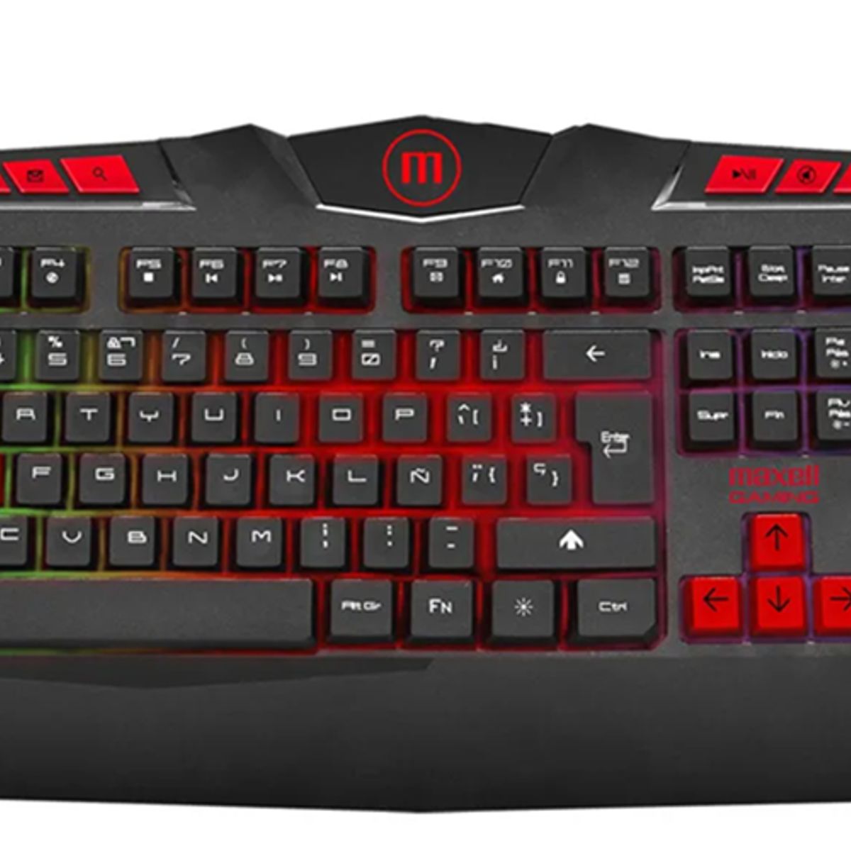 GENERICO - Teclado gamer Maxell KB-1200 usb rgb samurai