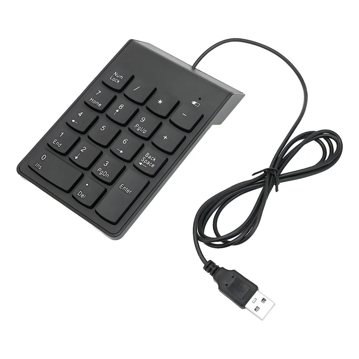 GENERICO - Mini teclado numérico usb notebook negro