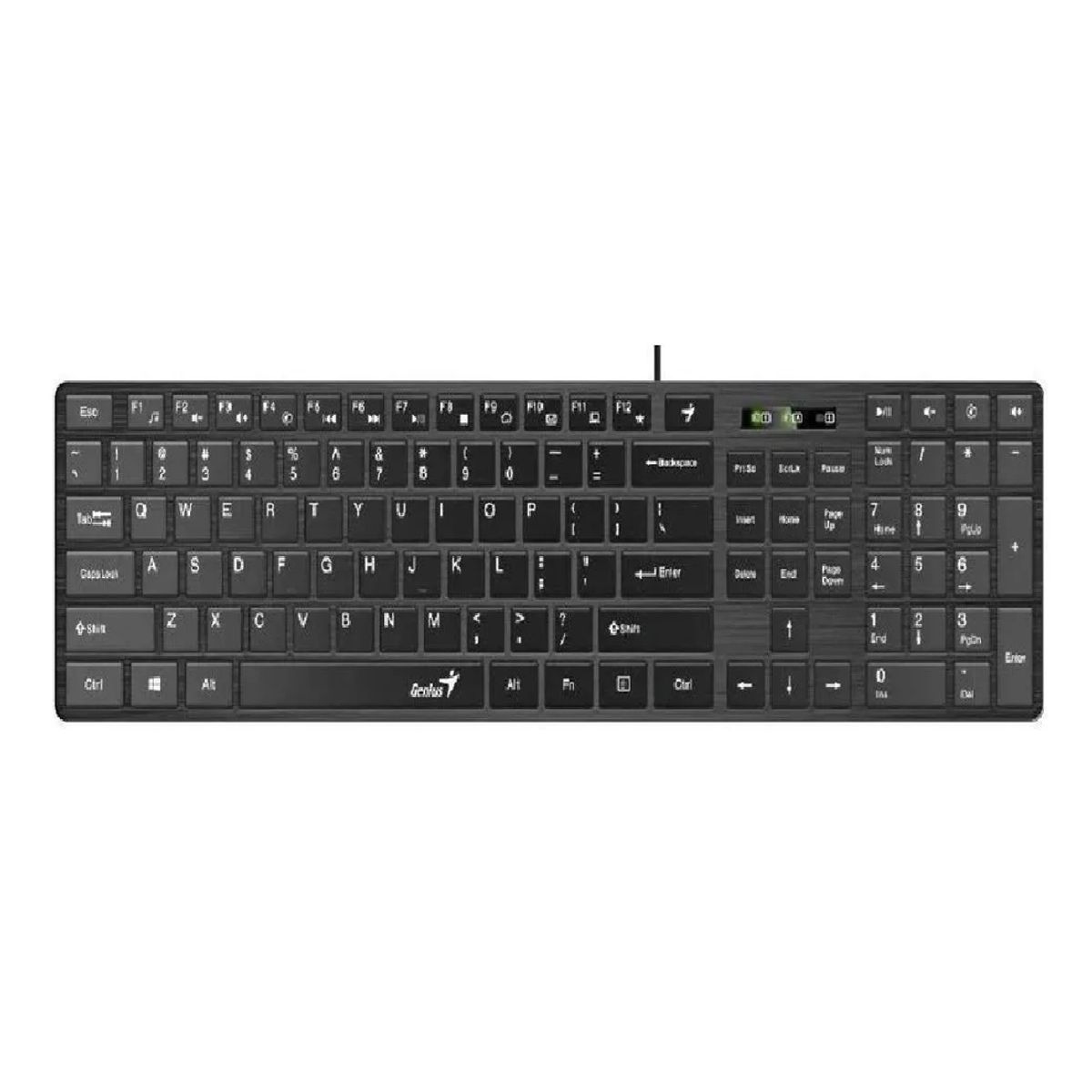 GENERICO - Teclado Genius Slimstar QWERTY español negro