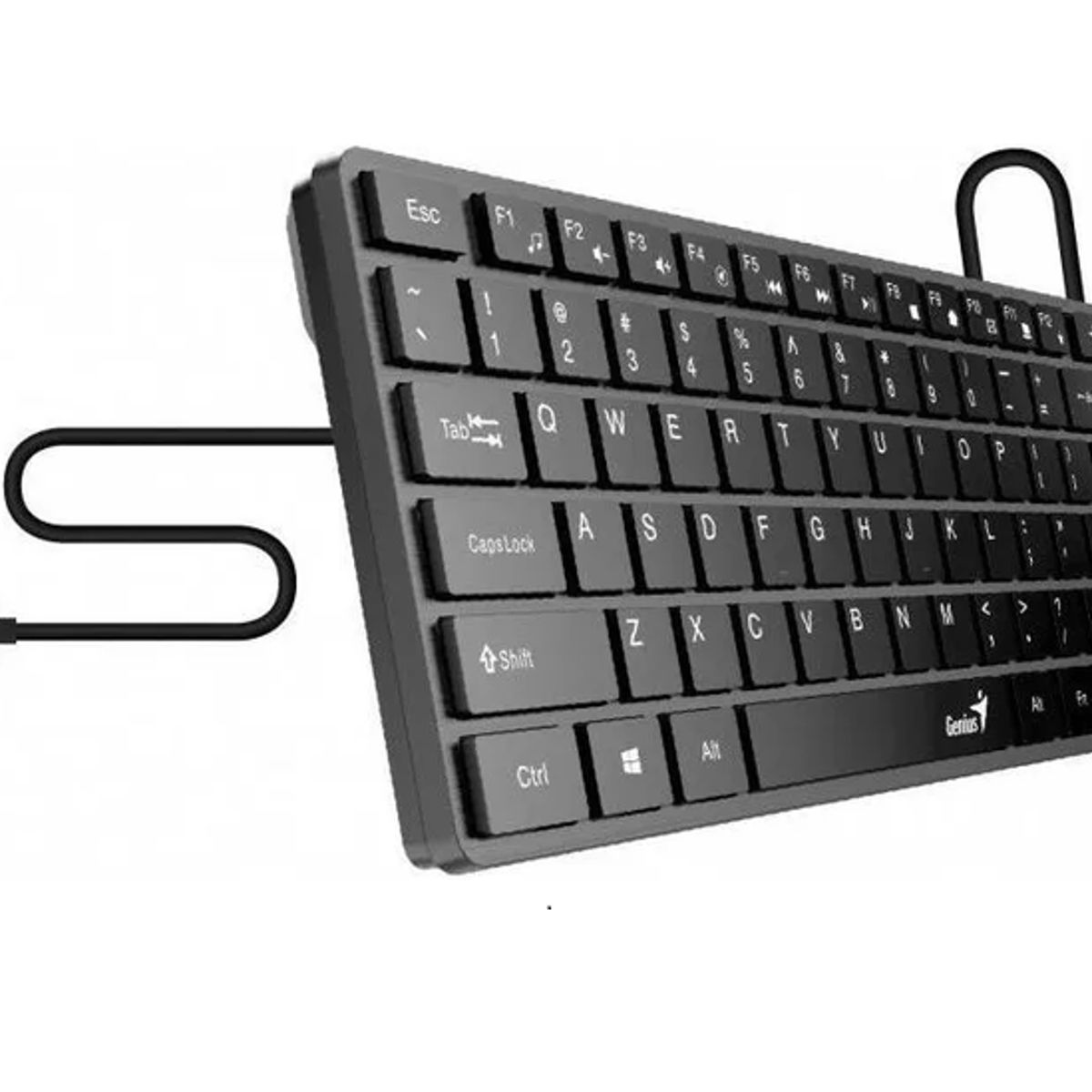 GENERICO - Teclado Genius Slimstar QWERTY español negro