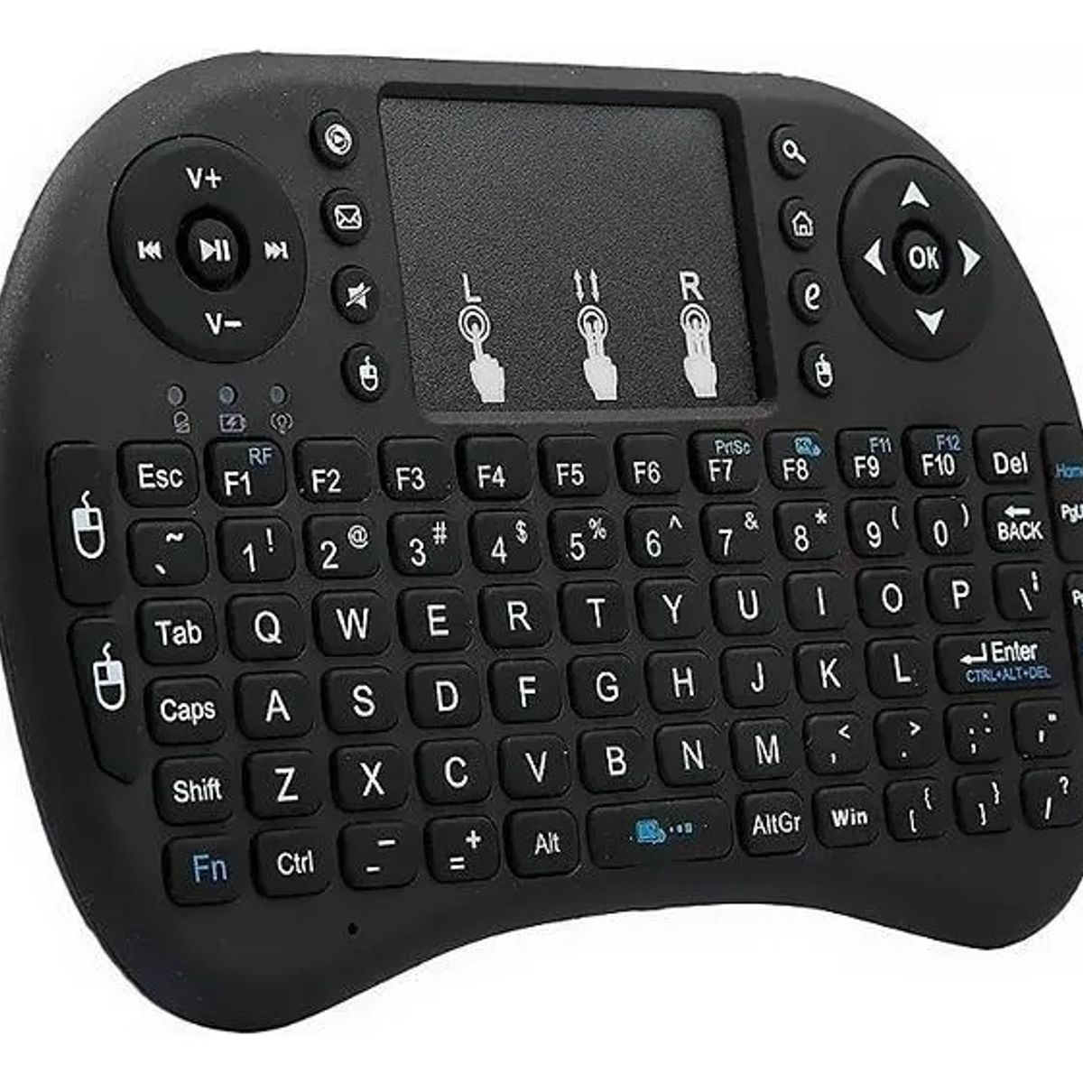 GENERICO - Teclado bluetooth smart touchpad QWERTY negro