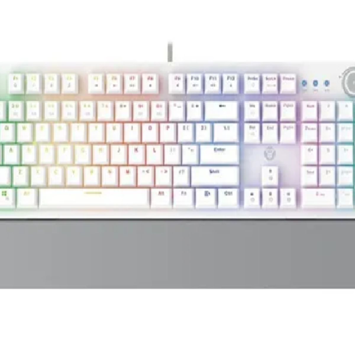 GENERICO - Teclado Fantech MK853 mecánico rgb blanco