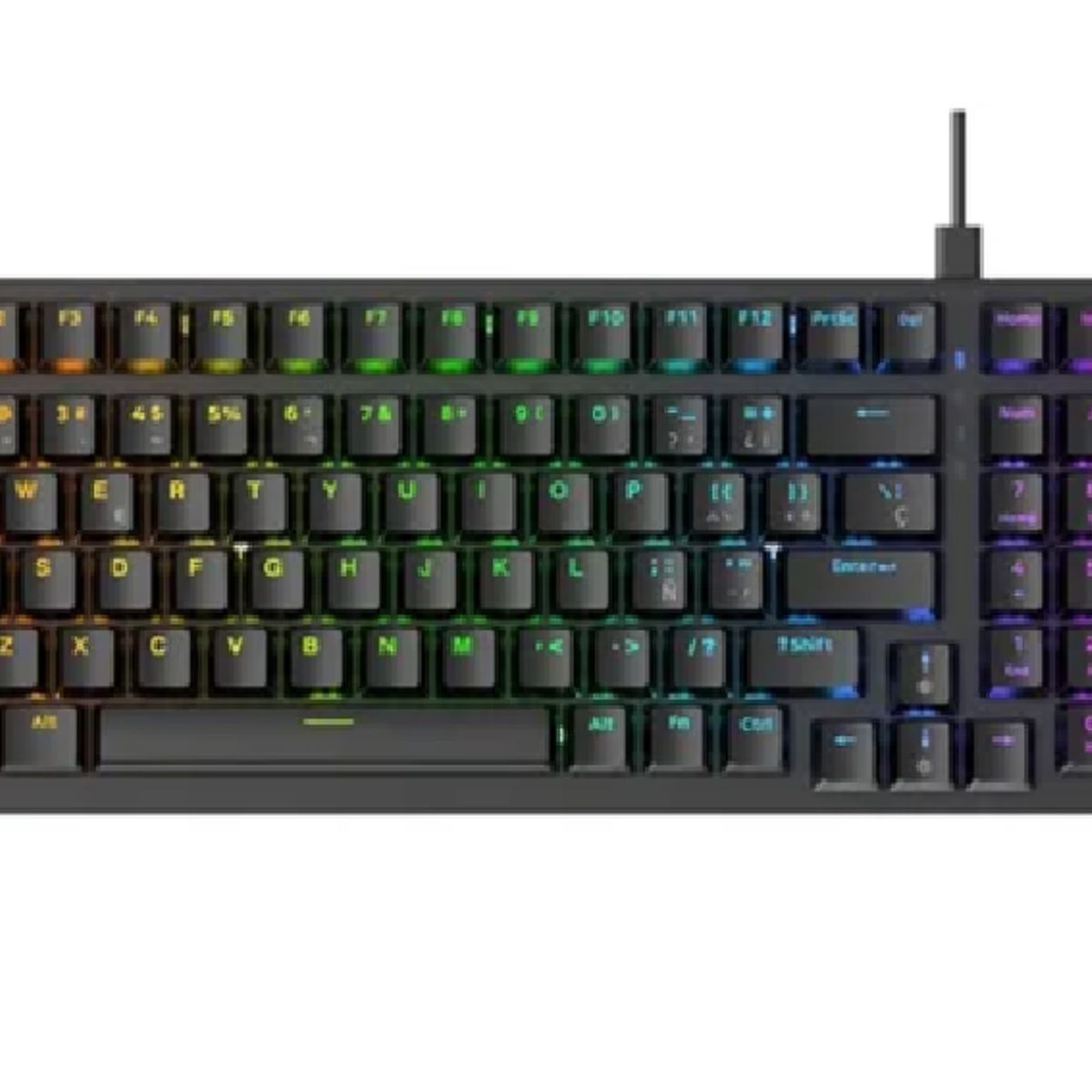 GENERICO - Teclado mecánico gamer hotswap rgb español