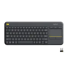 GENERICO - Teclado Logitech K400 touch inalámbrico negro