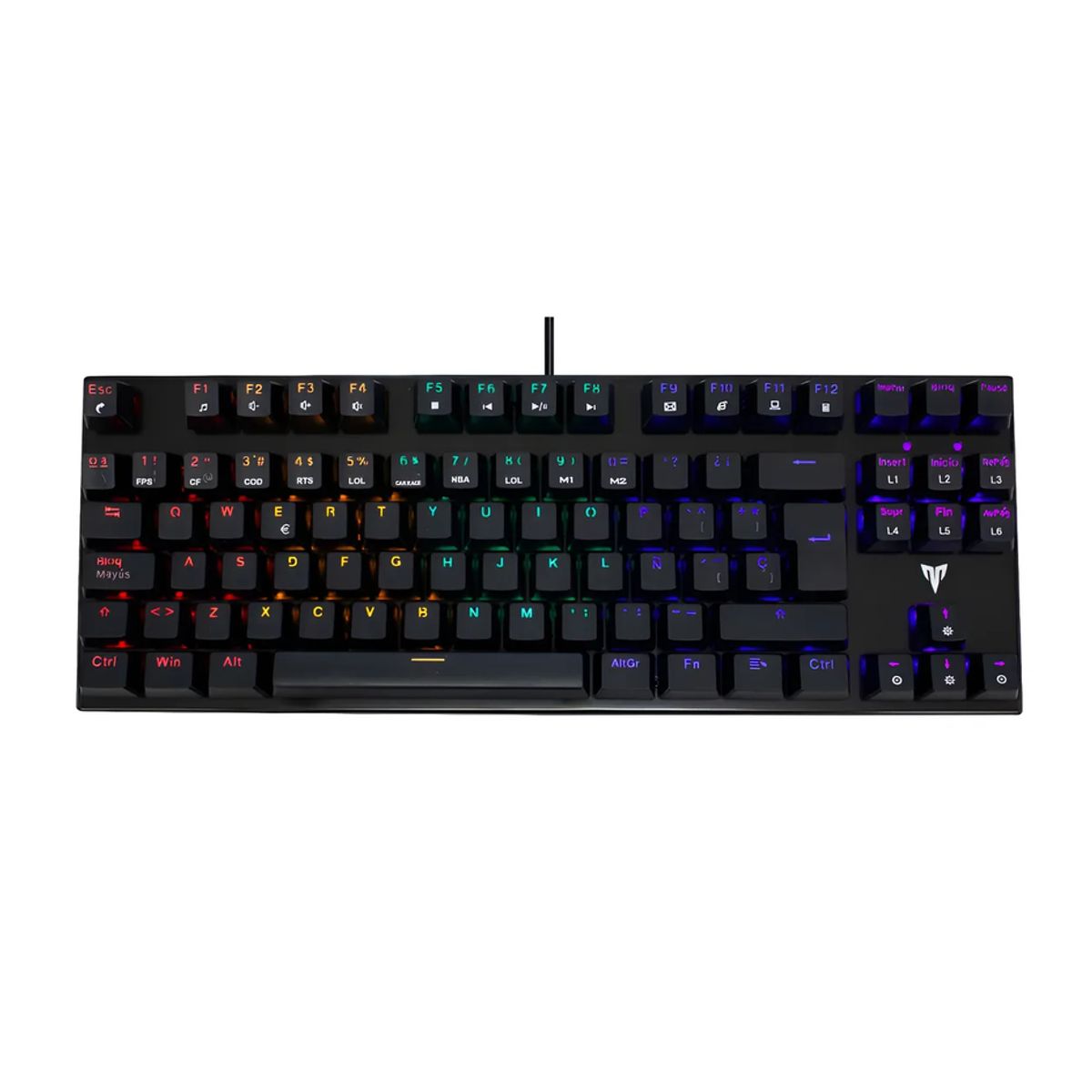 GENERICO - Teclado mecánico Targa Jupiter 250 negro