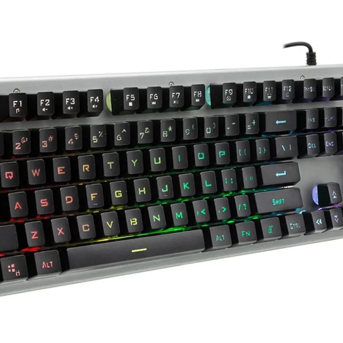 GENERICO - Teclado HP membrana rgb inglés negro
