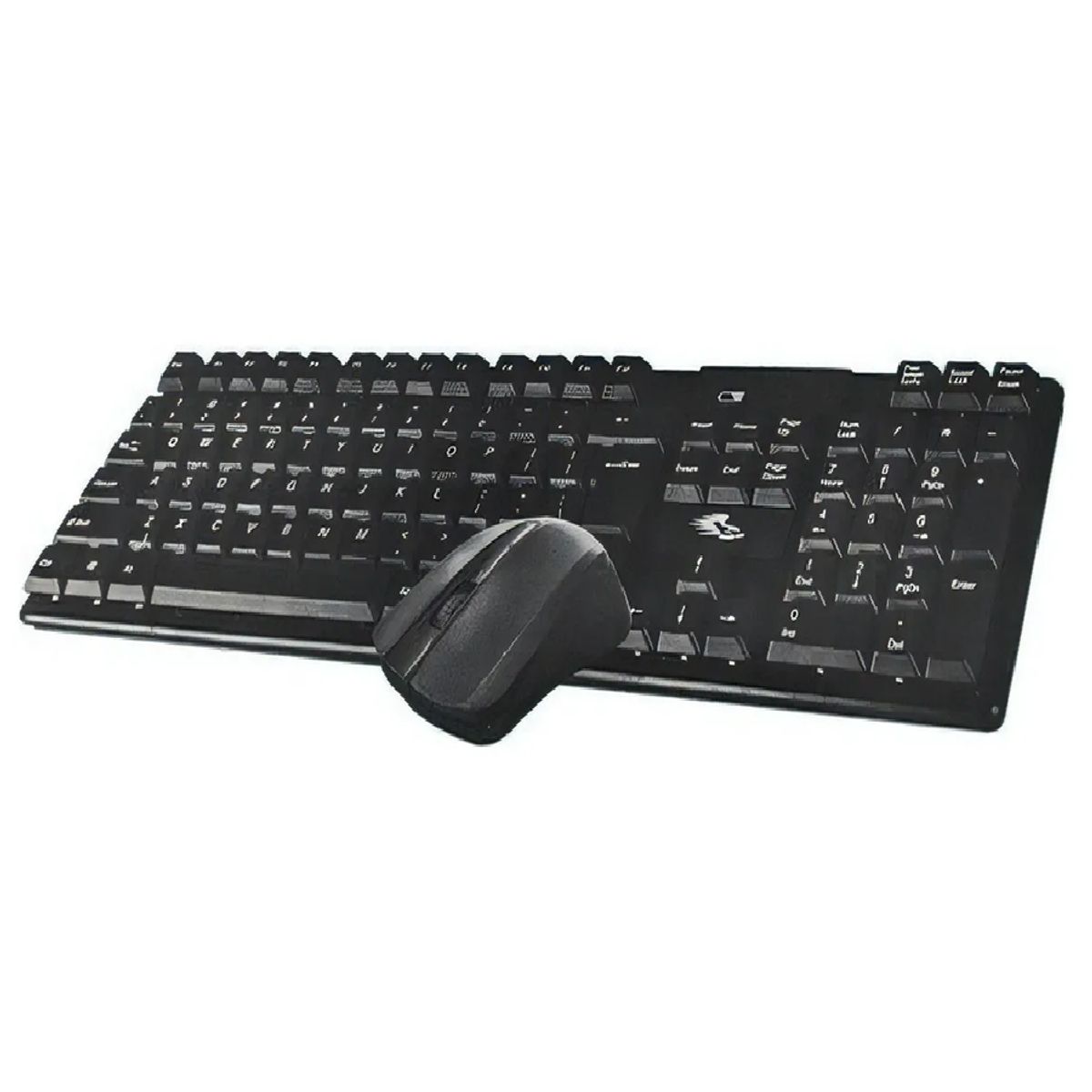 GENERICO - Kit teclado y mouse JX-W3200 inalámbrico español negro