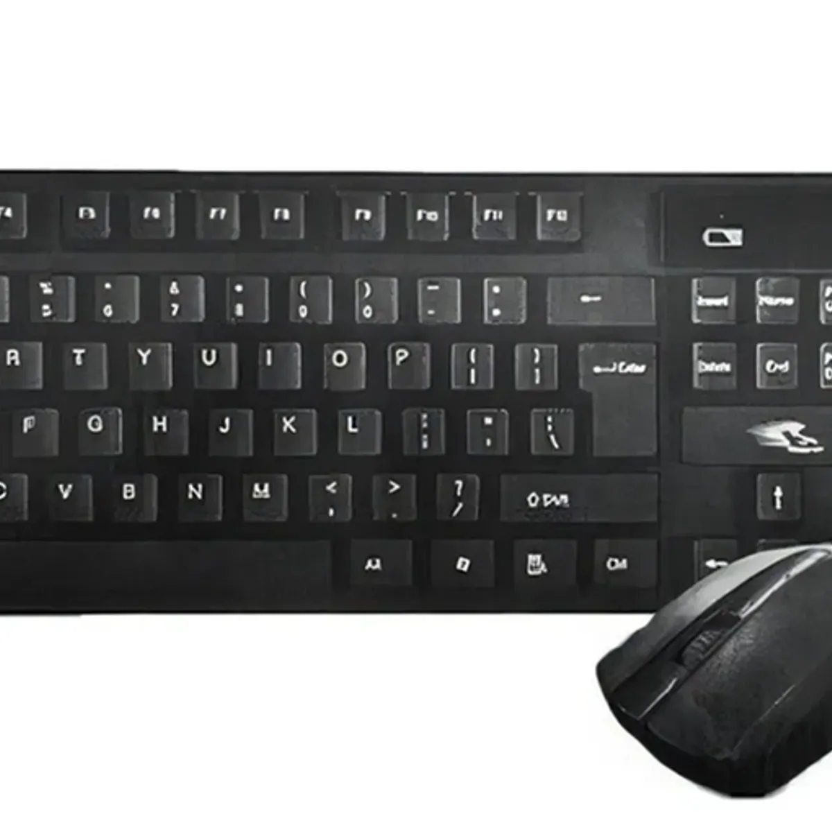GENERICO - Kit teclado y mouse JX-W3200 inalámbrico español negro