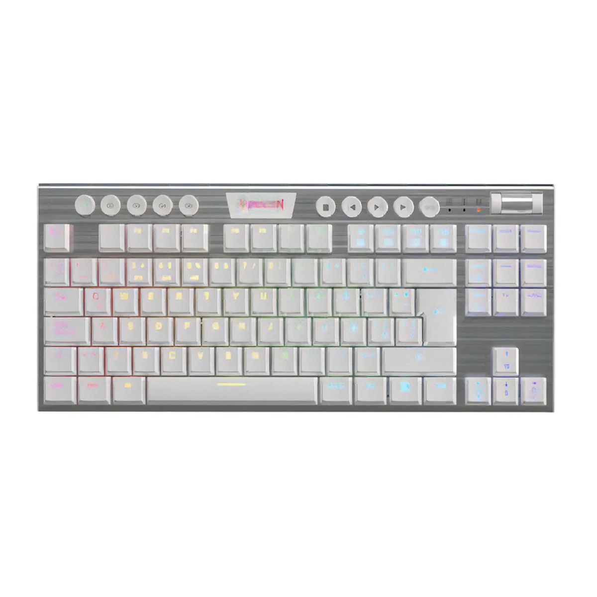 GENERICO - Teclado Redragon Horus White K621w TKL wireless