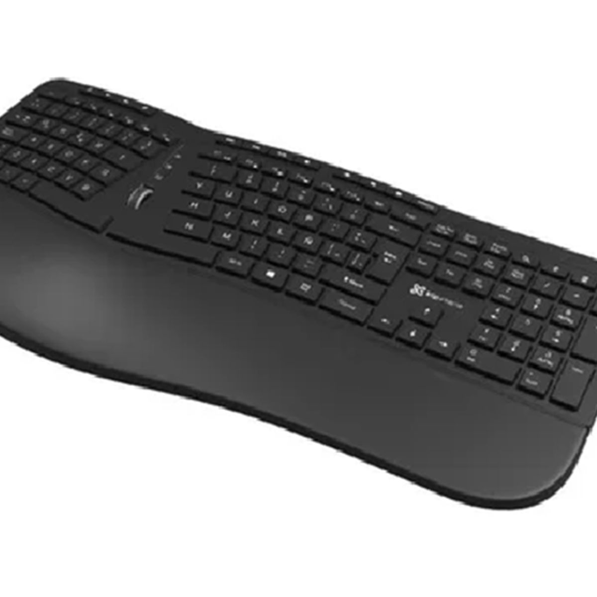 GENERICO - Teclado Klip Xtreme Transcend wireless ergonómico negro