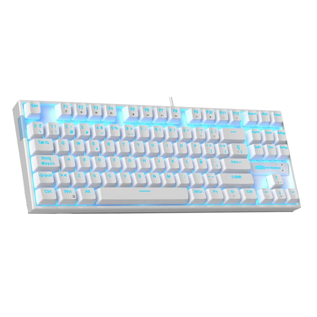 GENERICO - Teclado mecánico Magegee MK-Star blanco español