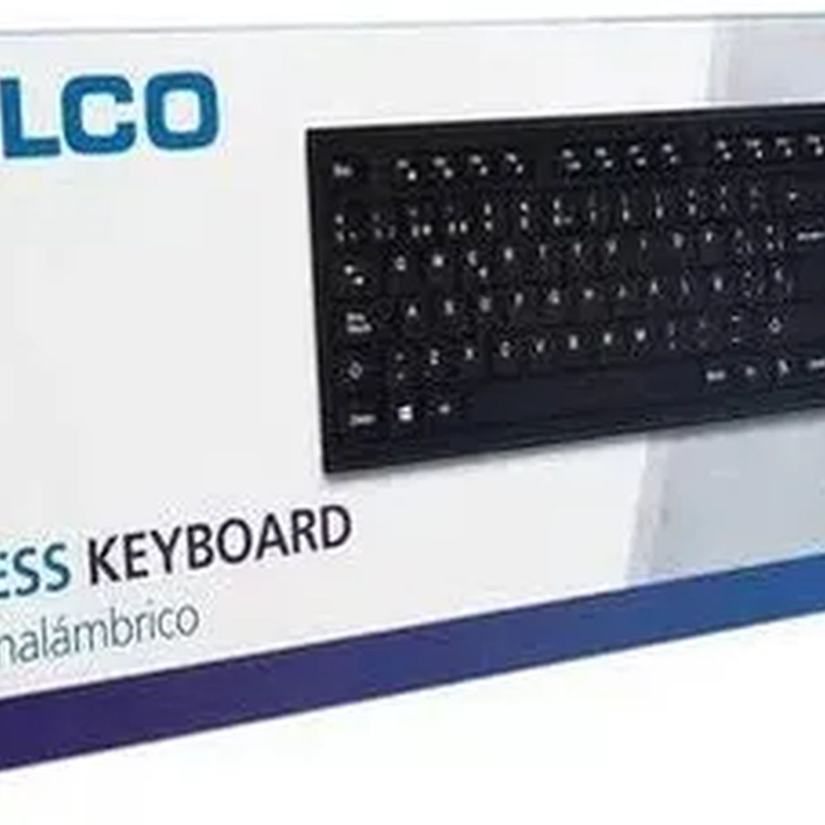Teclado inalámbrico philco w601 24ghz negro, marca GENERICO - Foto 2