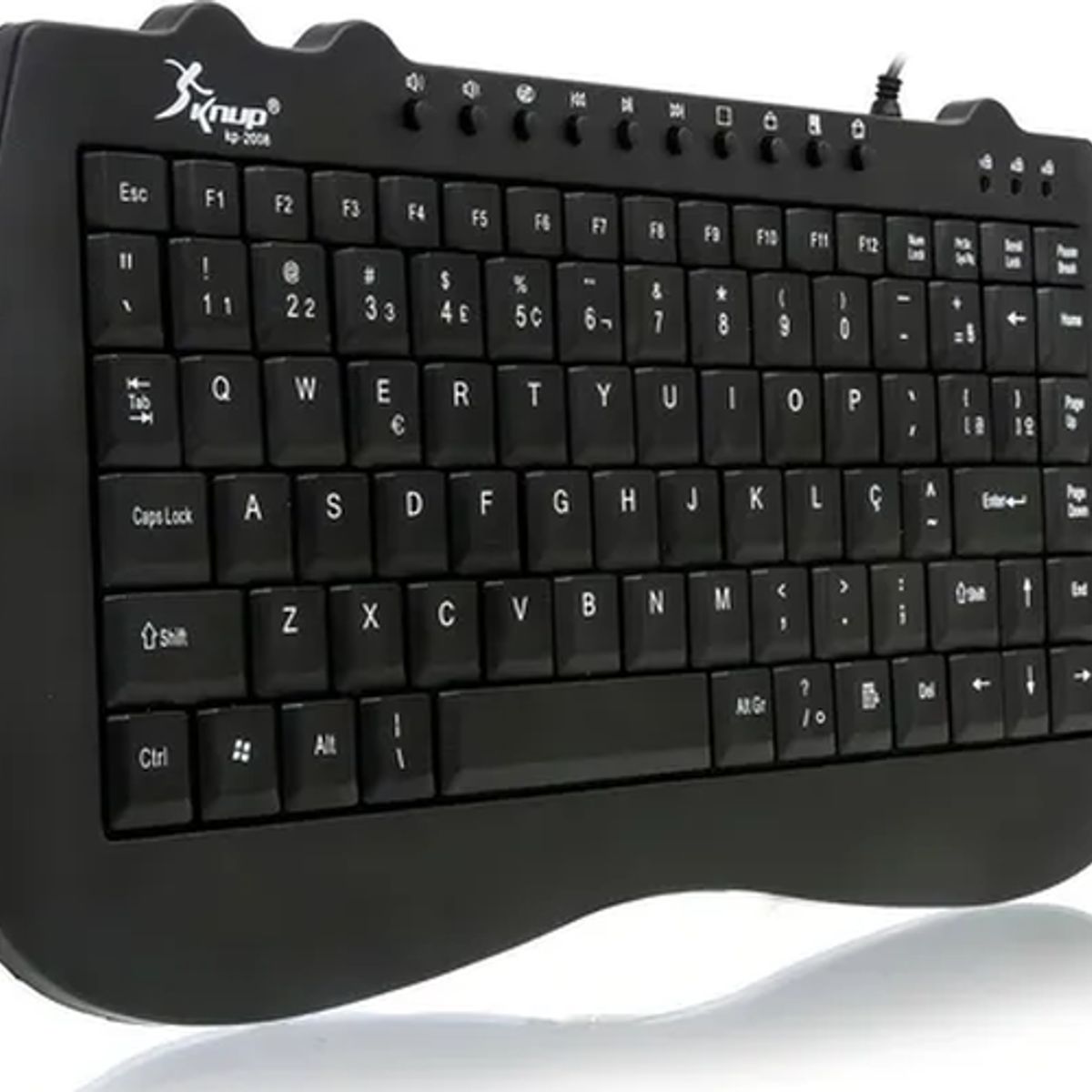 GENERICO - Teclado usb compacto ultra k115 multimedia revogames