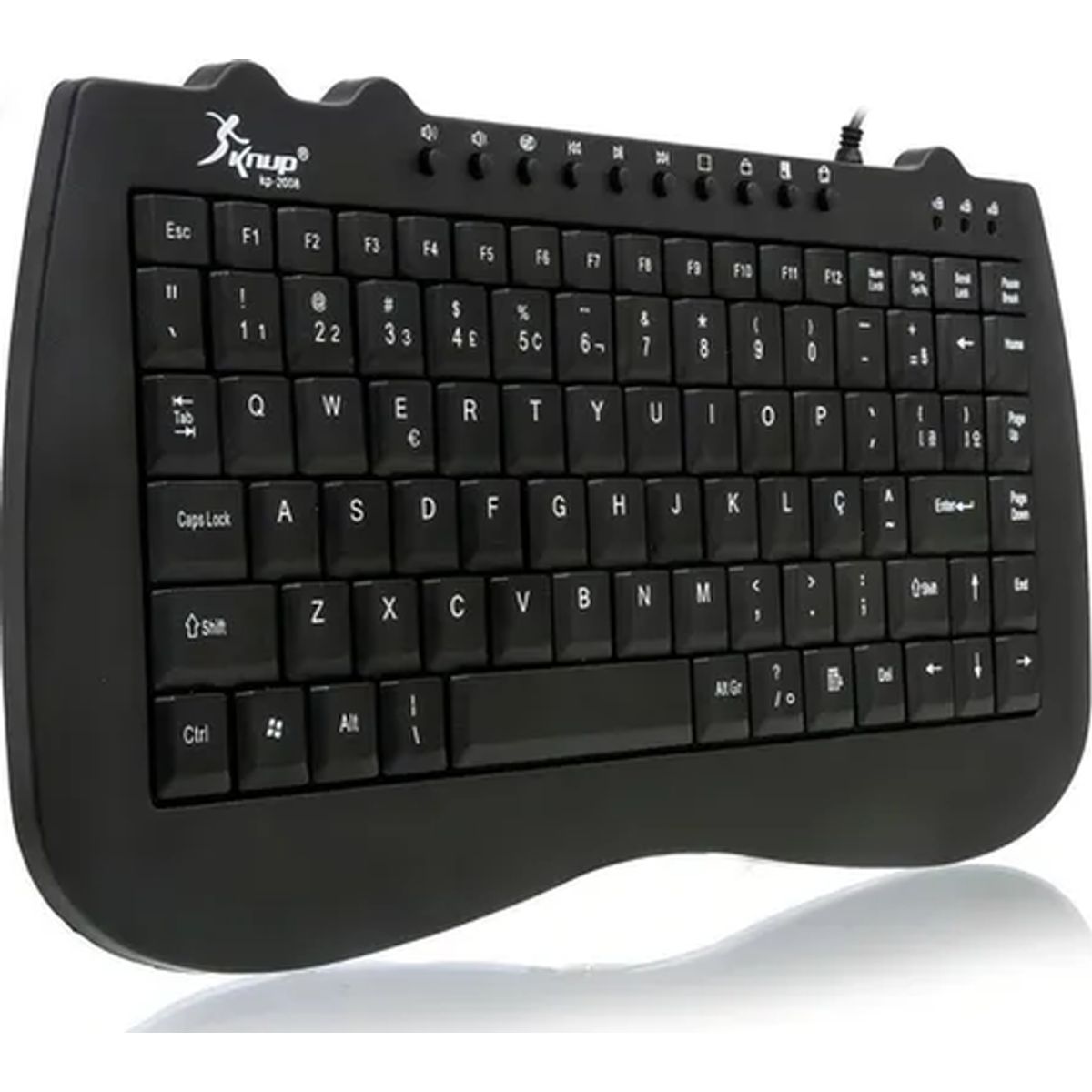 GENERICO - Teclado usb compacto ultra k115 multimedia revogames