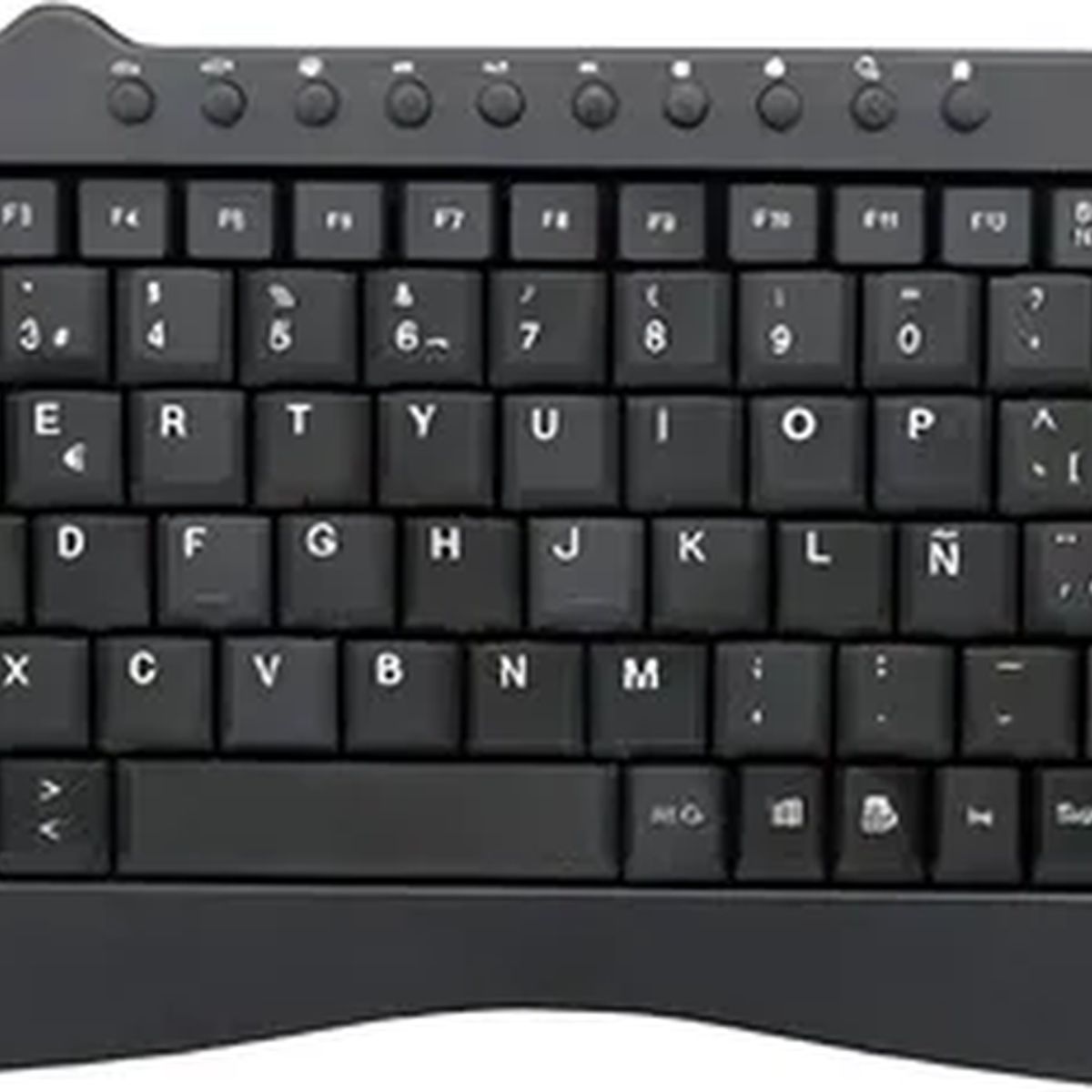 GENERICO - Teclado usb compacto ultra k115 multimedia revogames