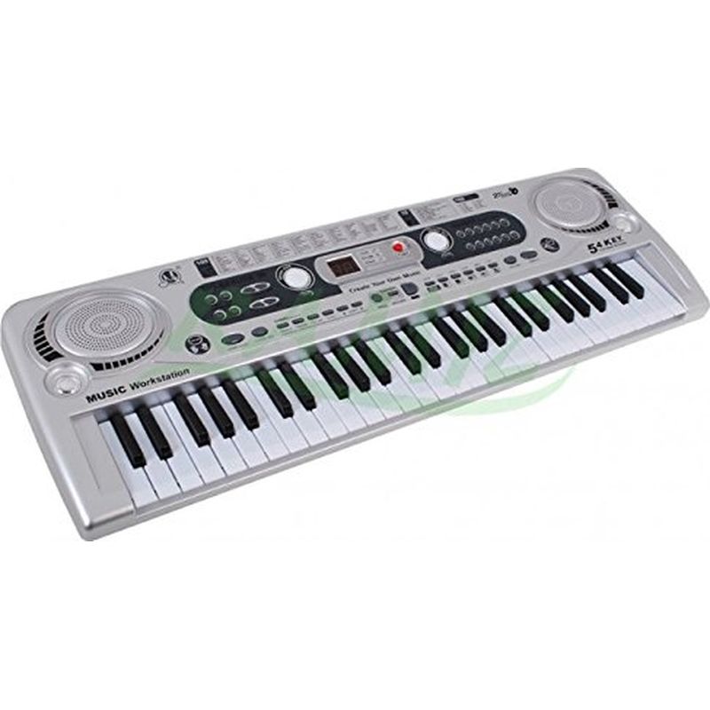 GENERICO - Teclado rk music infantil 54 notas gris