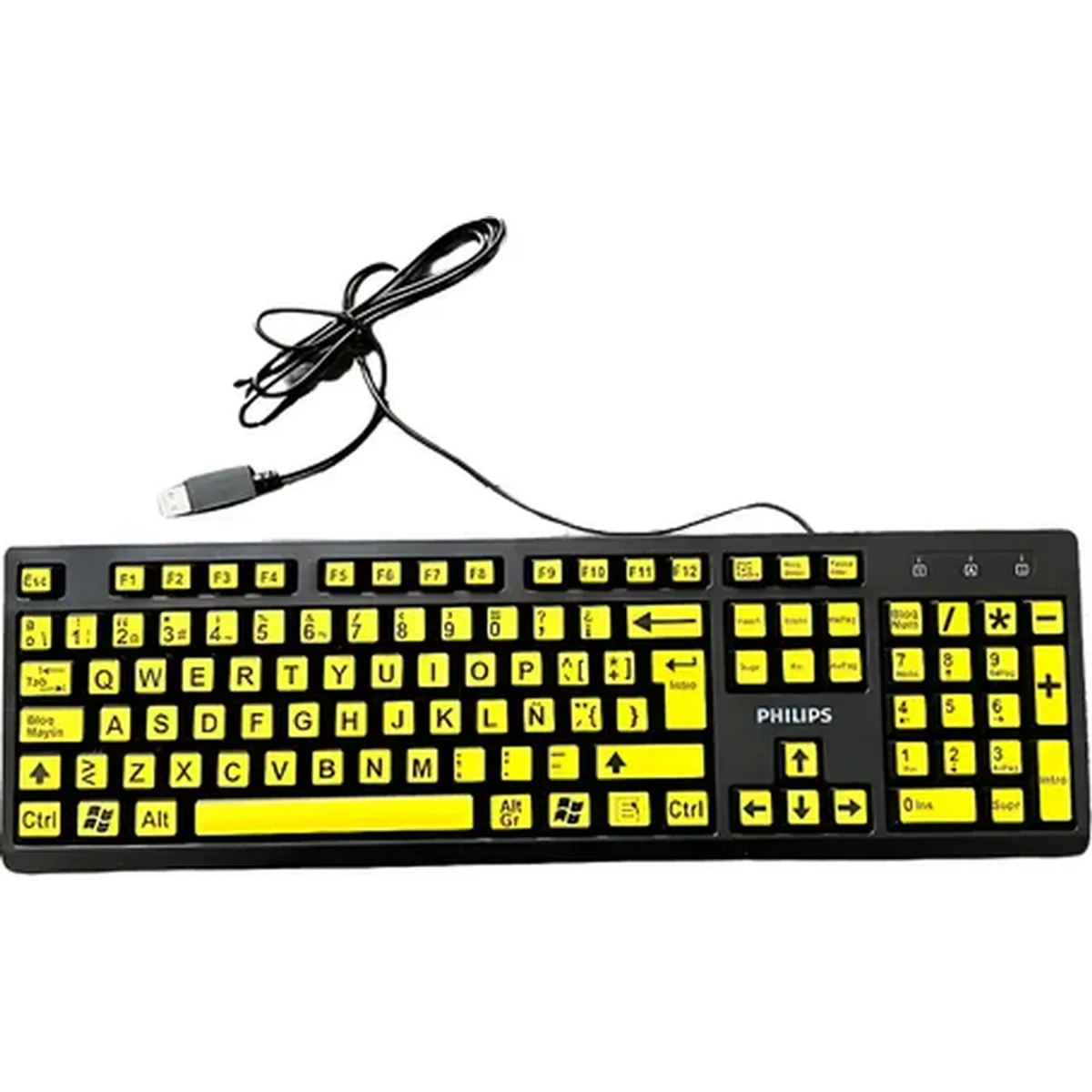 GENERICO - Teclado baja visión letras grandes