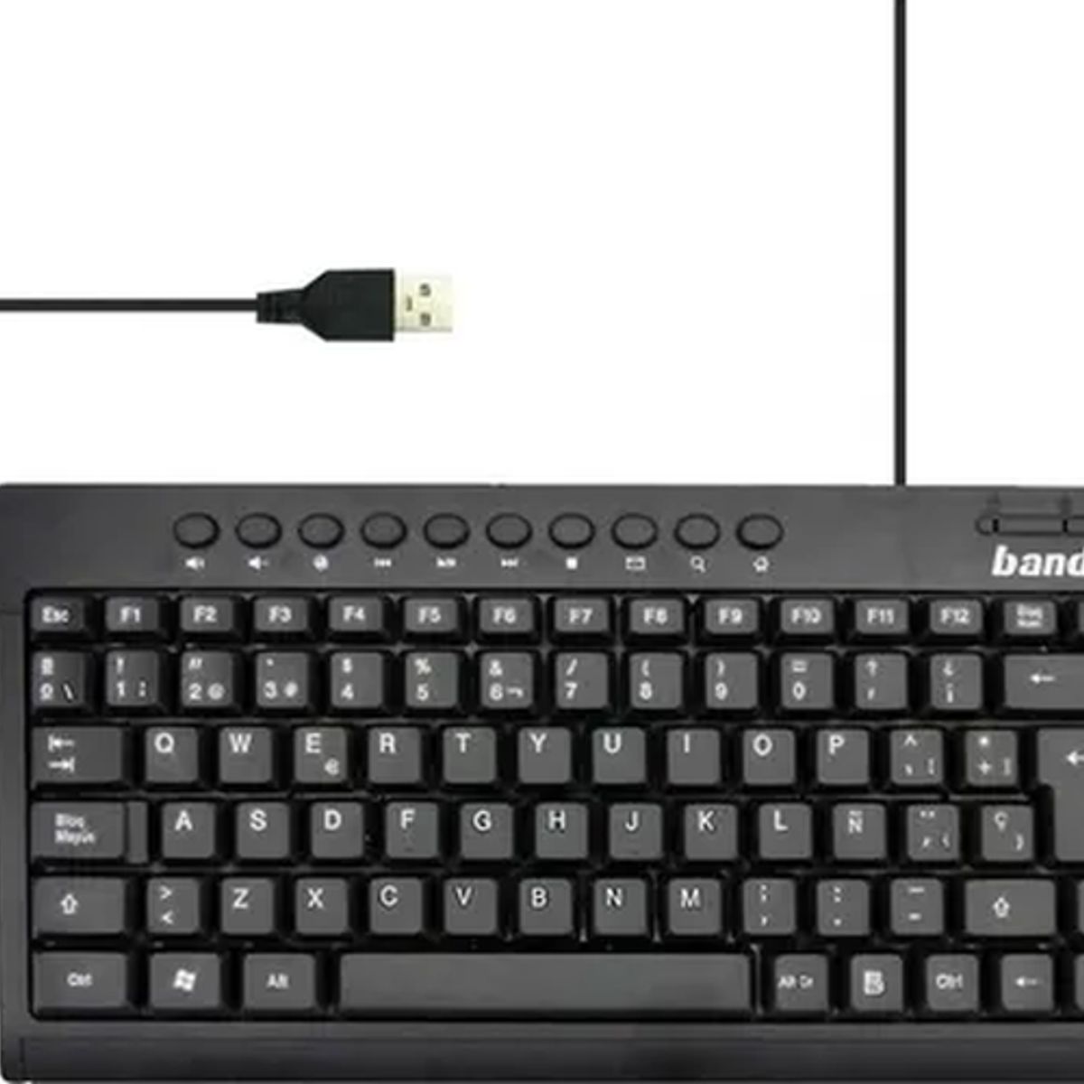 GENERICO - Teclado usb compacto wired k1000 español