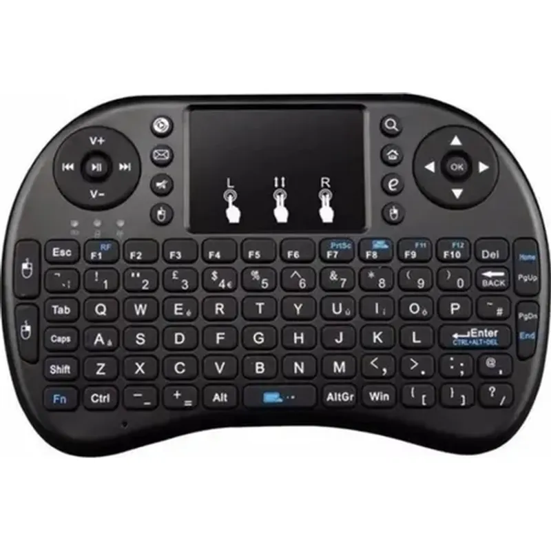 GENERICO - Mini teclado inalámbrico smart tv box pc control tv
