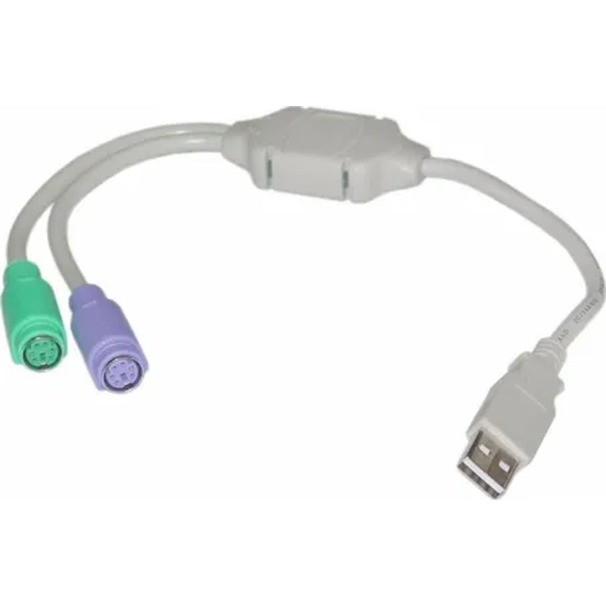 GENERICO - Cable adaptador usb ps2 teclado mouse