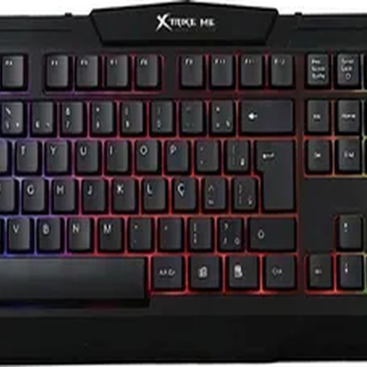 GENERICO - Teclado xtrike me kb-302 gamer usb iluminado negro