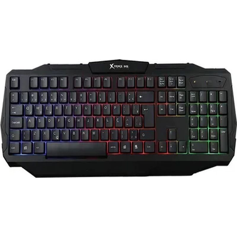 GENERICO - Teclado xtrike me kb-302 gamer usb iluminado negro
