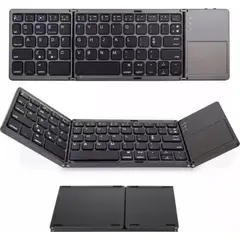 GENERICO - Mini teclado plegable bluetooth con trackpad