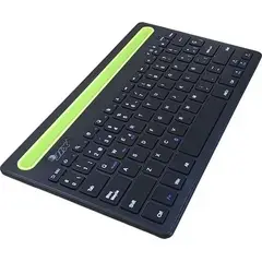 GENERICO - Teclado recargable bluetooth soporte tablet celular