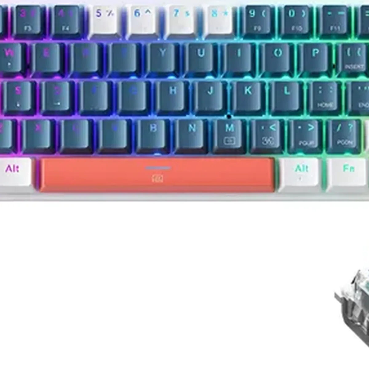 GENERICO - Teclado mecánico gamer 60% machenike rgb