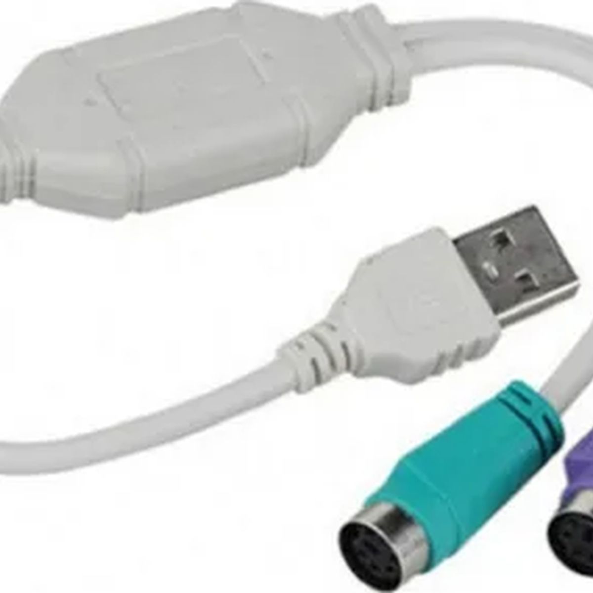 GENERICO - Adaptador cable usb ps2 teclado mouse