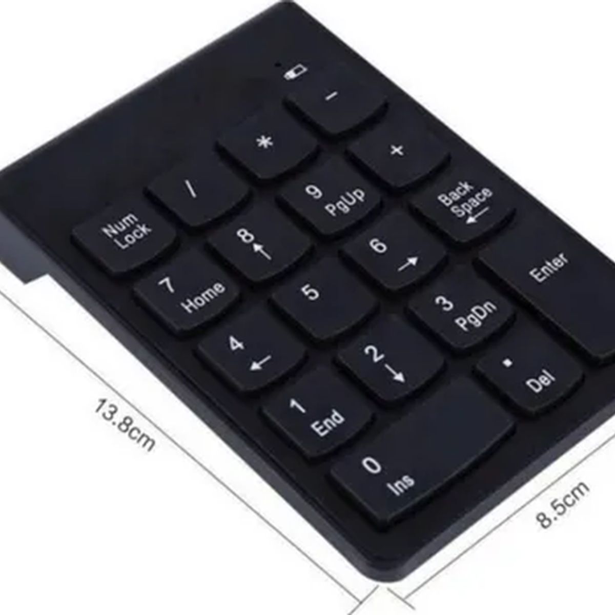 GENERICO - Teclado mini numérico inalámbrico usb 18 teclas pc