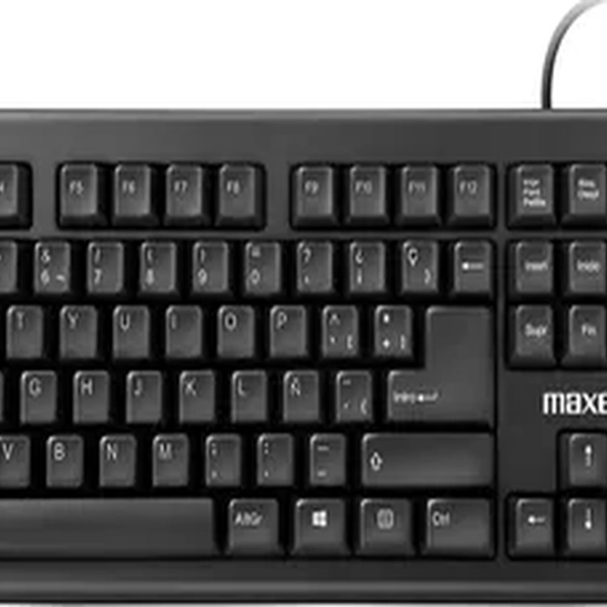 GENERICO - Teclado básico maxell kb-90 usb negro