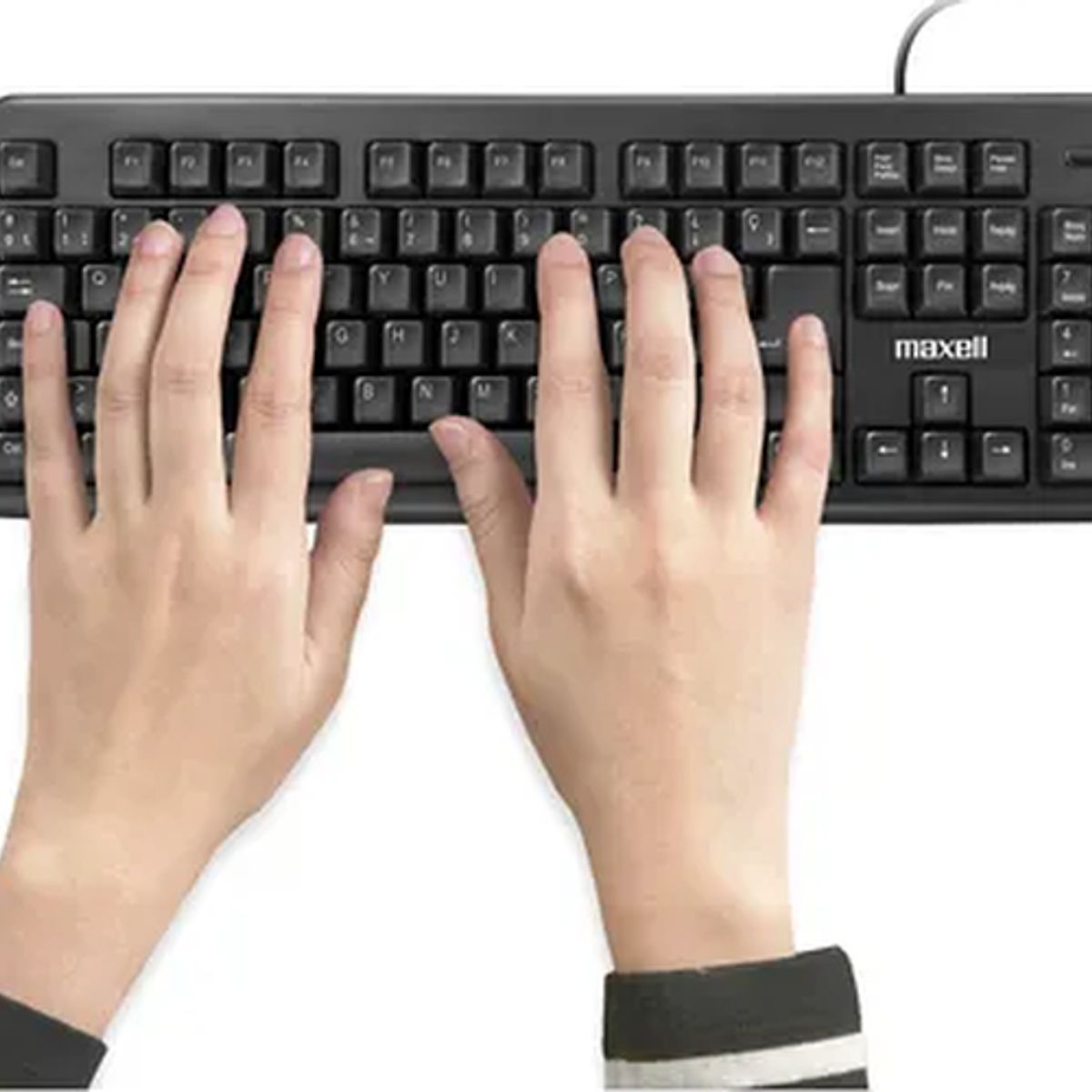 GENERICO - Teclado básico maxell kb-90 usb negro