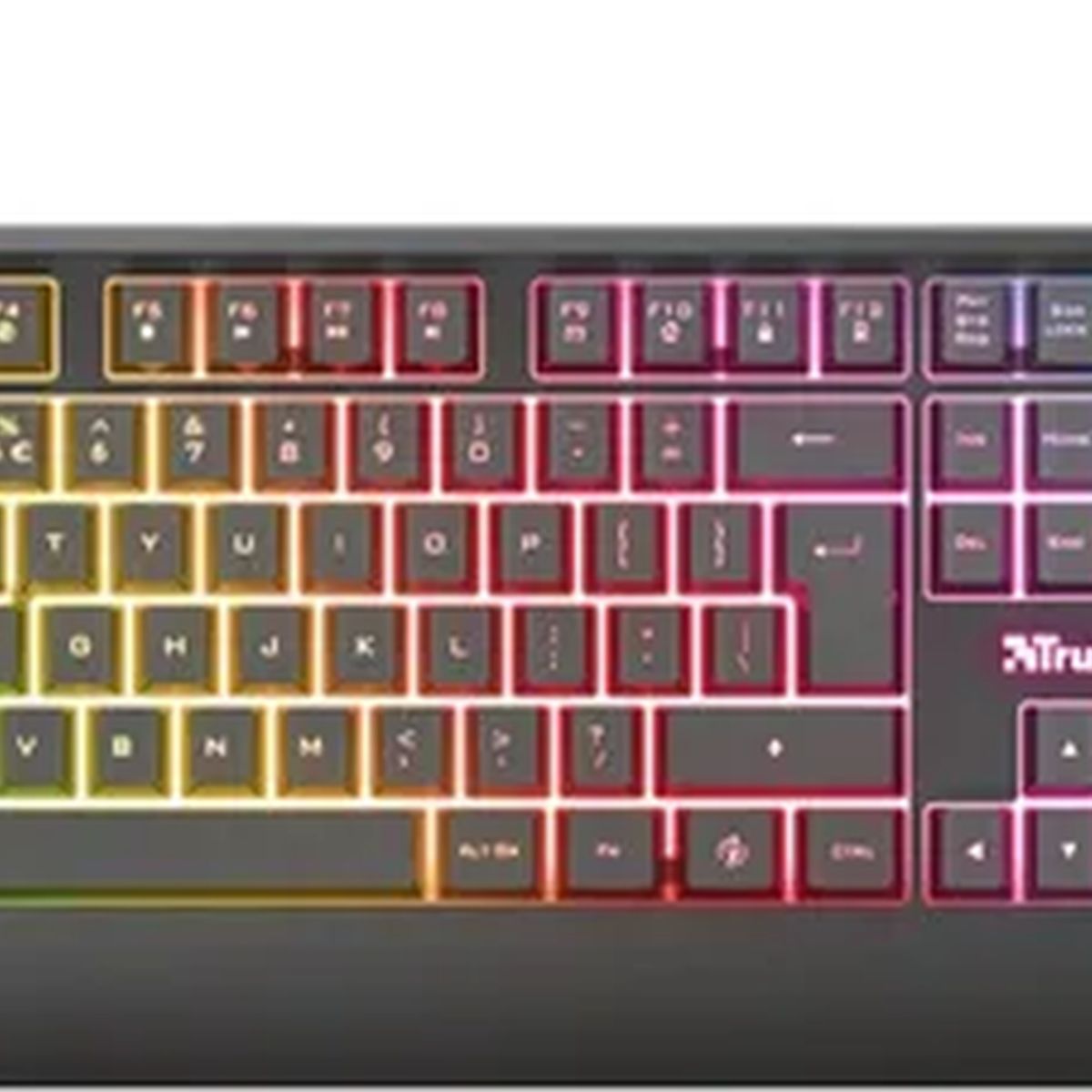 GENERICO - Teclado gamer trust ziva led