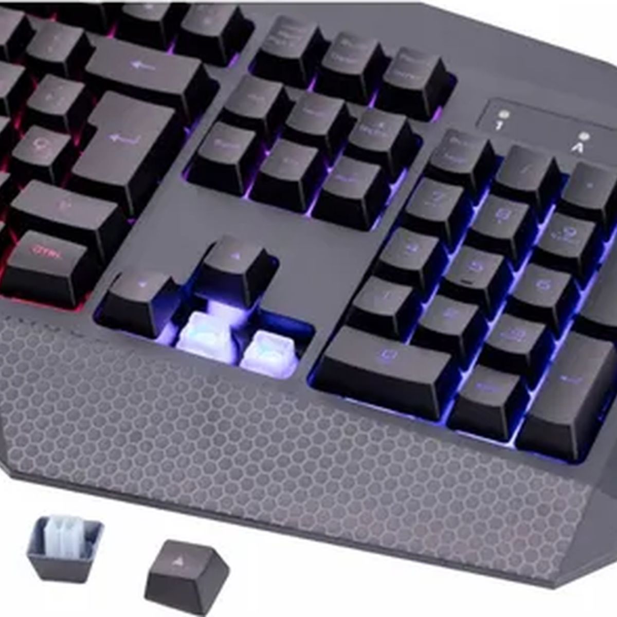 GENERICO - Teclado gamer x-lizzard usb español rgb