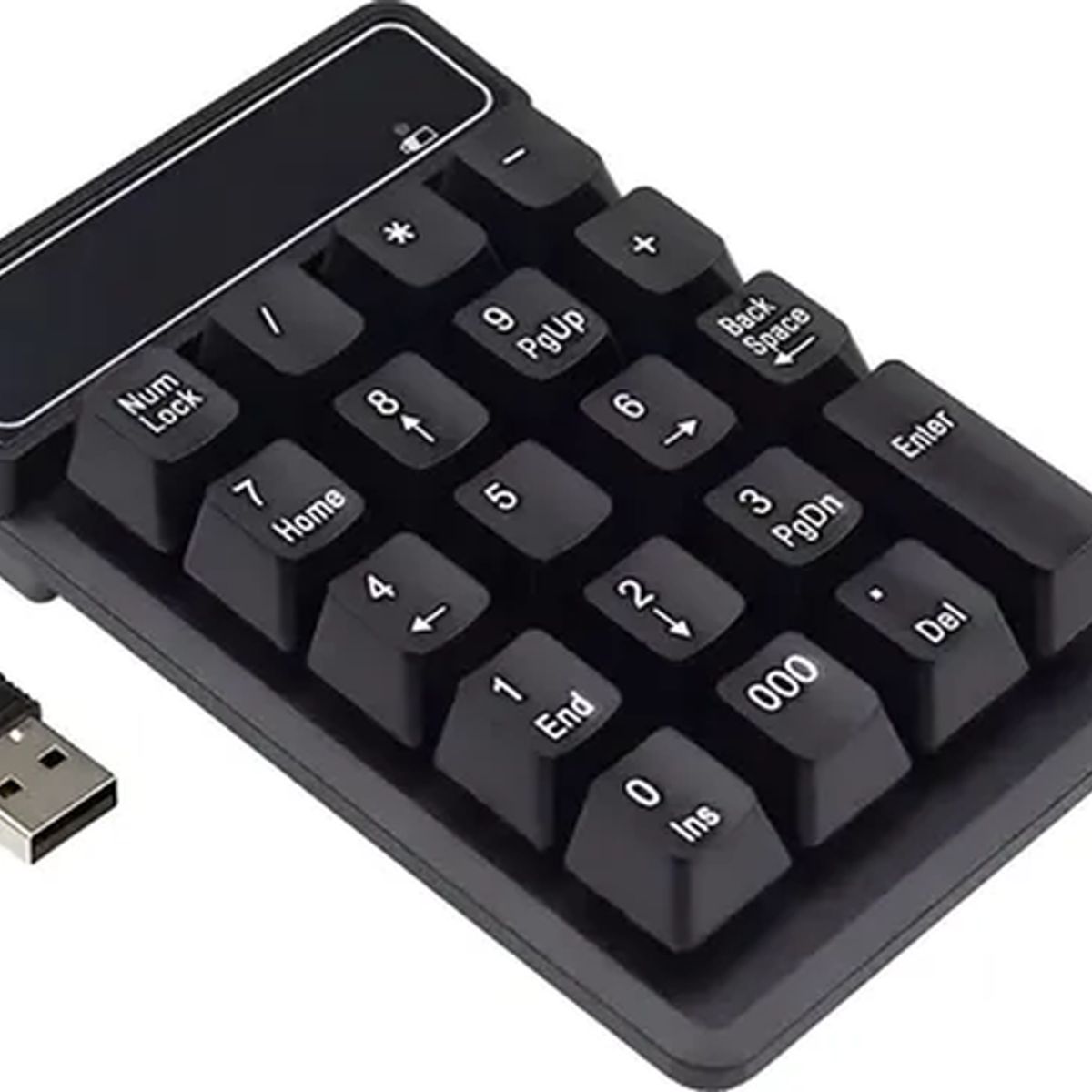 GENERICO - Teclado inalámbrico mini numérico usb 24ghz